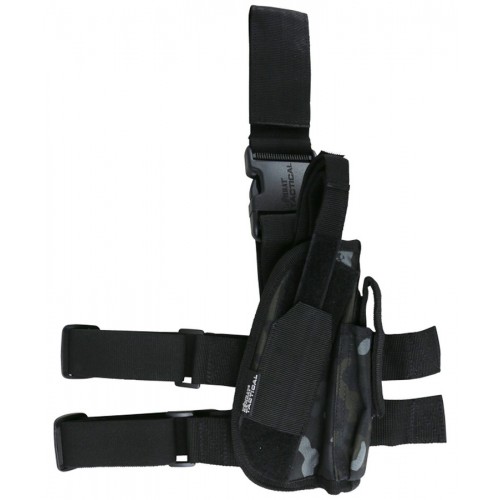 Tactical Leg Holster (ATP Night), The Tactical Leg Holster – ATP Night is a practical and reliable solution for carrying a sidearm and essential accessories securely on the leg